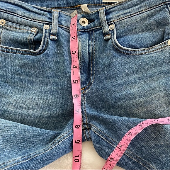 Rag & bone Skinny Ankle Fray Jeans - Picture 11 of 13